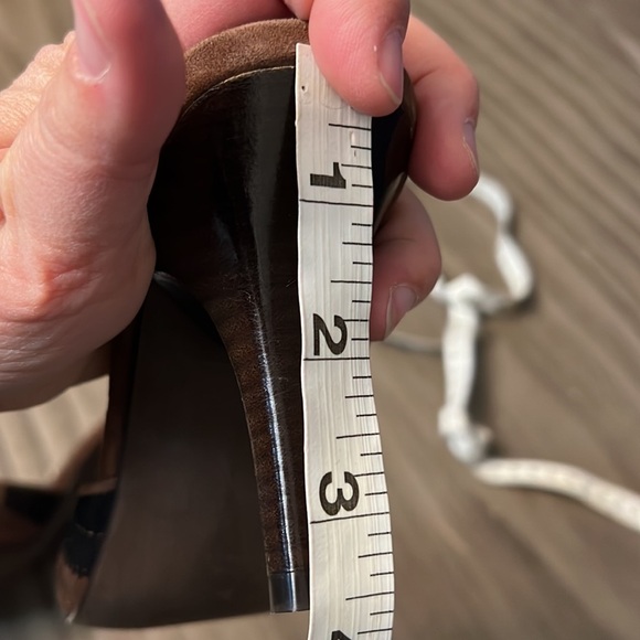 PAOLO PATCHWORK  LEATHER CLOSED TOE SLIDE HEELS VINTAGE SIZE 7 - Picture 13 of 16